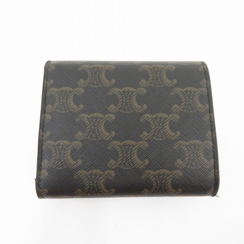Celine Wallet Triomphe Flap Trifold Brown - Picture 3 of 15